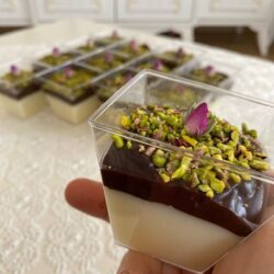 Çikolata Soslu Muhallebi Yapımı