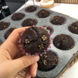 Browni Tadında Çikolatalı Muffin Kek