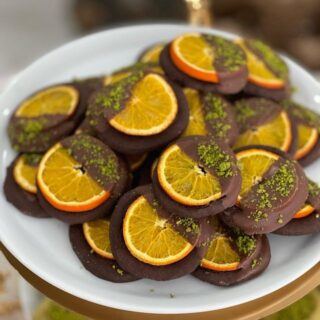 Portakal Dilimli Çikolatalı Kurabiye
