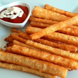 Ev Yapımı Çıtır Patates Çubukları Tarifi