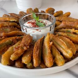 Özel Sosuyla Çıtır Bamya Kızartması Tarifi