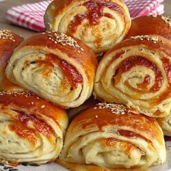 Kat Kat Yumuşacık Mayalı Katmer Poğaça Tarifi