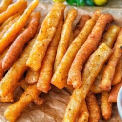 En Lezzetli Çıtır Patates Çubukları Tarifi