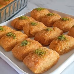 10 Dakikada Kesme İrmik Tatlısı Tarifi