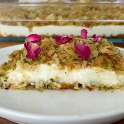 Baklavalı Kaymaklı Muhallebi Tarifi