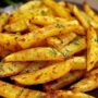 Fırında Çıtır Çıtır Soslu Patates Kızartması Tarifi