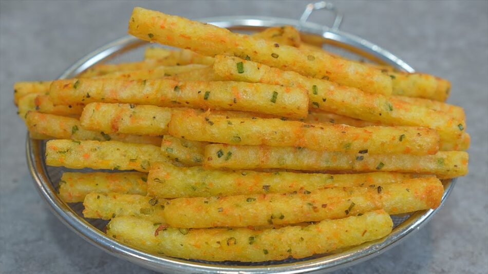 Peynirli Çıtır Çubuk Patates Tarifi