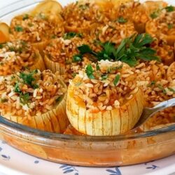 Fırında Kabak Dolması Tarifi