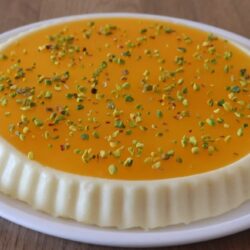 Tart Kalıbında Portakal Soslu Muhallebi Tarifi