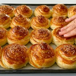 Puf Puf Yumuşacık Rulo Poğaça Tarifi
